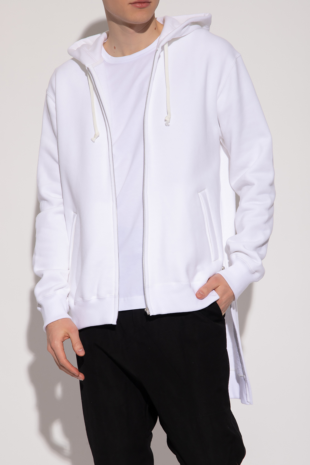 White Asymmetric hoodie Comme des Garçons Homme Plus - IetpShops